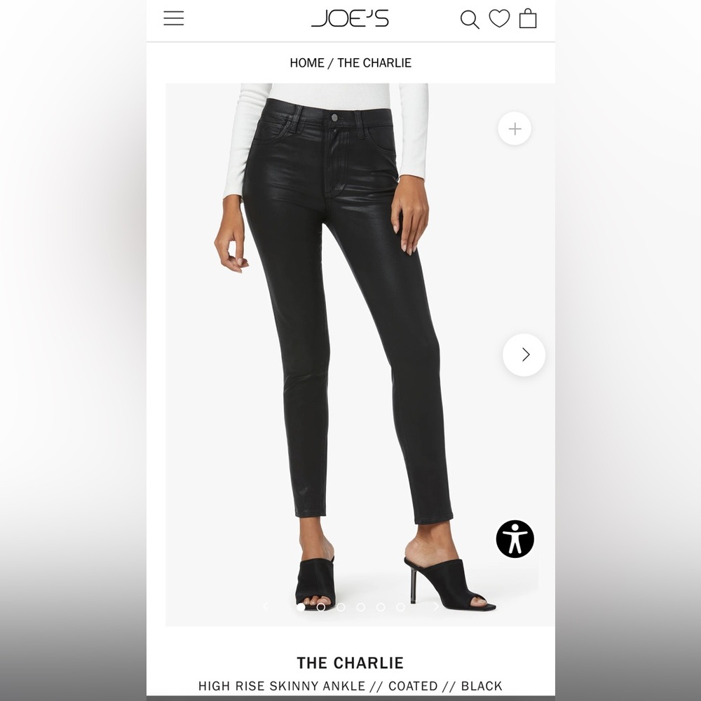 Joes the charlie high rise skinny ankle